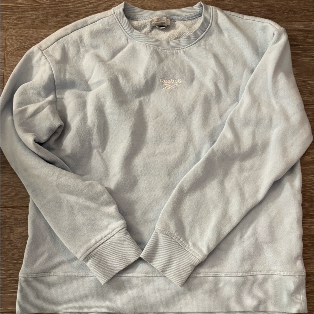 Reebok Soft Blue Crewneck Sweater